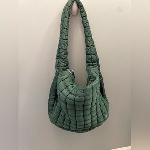Free People Movement Quilted Carryall Fuji Jade Excellent Condition